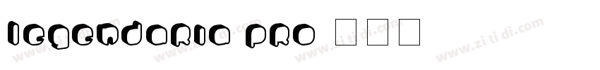 Legendaria Pro字体转换